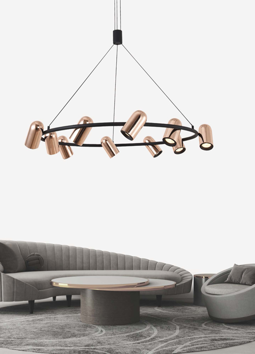 PL16001-R10# Led Pedant Chandelier Light//Adjustable Led Pendant Light