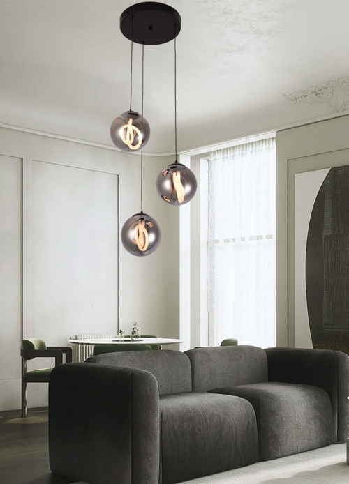 PL16002-3# Led Pedant Chandelier Light//Adjustable Glass Lights