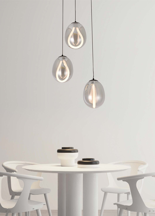 PL16005-3# Led Pedant Chandelier Light//Adjustable Glass Lights