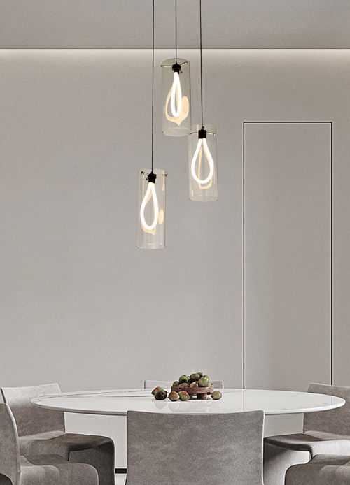 PL16007-A3# Led Pedant Chandelier Light//Adjustable Glass Lights