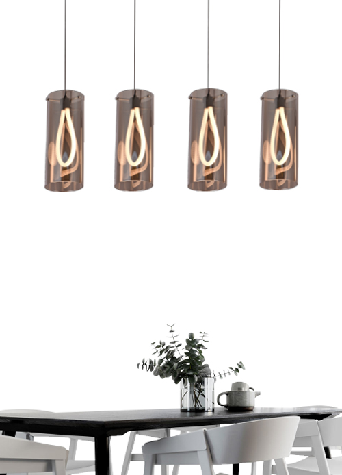 PL16007-A4# Led Pedant Chandelier Light//Adjustable Glass Lights