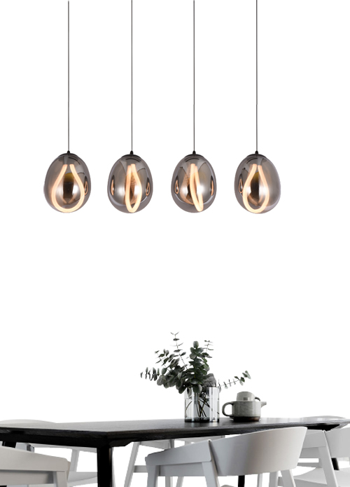 PL16005-4# Led Pedant Chandelier Light//Adjustable Glass Lights
