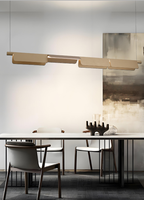 PL16016-L4#Postmodern Strip Led Pendant Lamps Hanging led lights