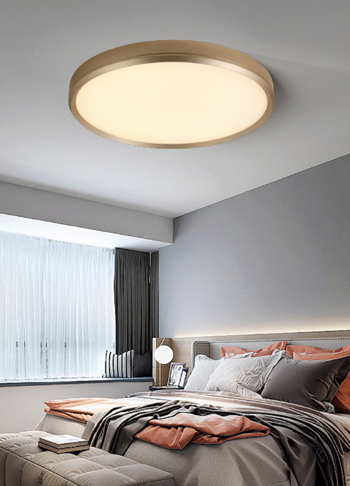 Full Spectrum Round LED Flush Mount Ceiling Light | LASKIN, LASGRAY, MUTE WHITE CL16018 Serie