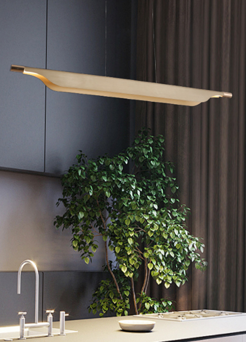 Modern Circular Grille Linear LED Pendant Light | 3-Way Dimming | PL16019 Series