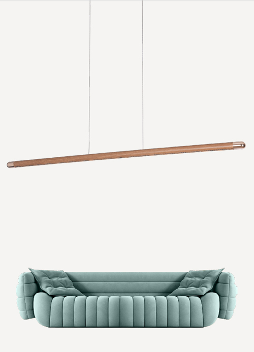 Fixed CCT Linear LED Pendant Light | 3000K | Height Adjustable | PL16029 Series