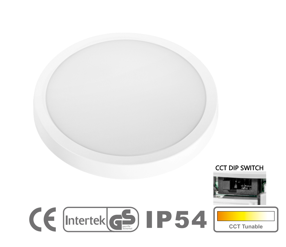 TL5039-CCT#IP54 Smart Panel Light CCT Tunable Surface Slim Mounting LED Ceiling Lamp with CE GS