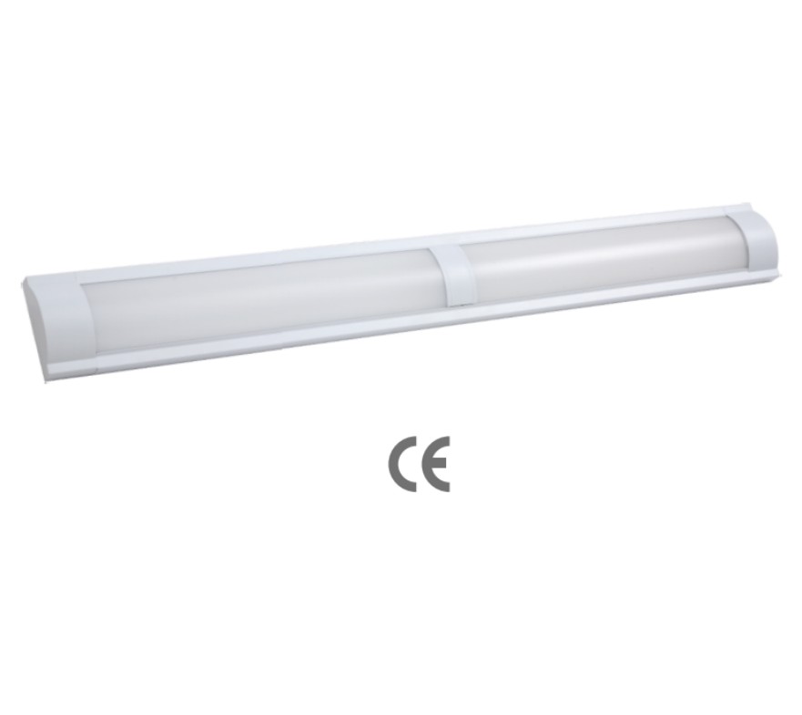 TL6002D Aluminum Profile LED Batten Light 48W Surface Mounted Commercial Light for Office Shop Metro and Warehouse Lighting