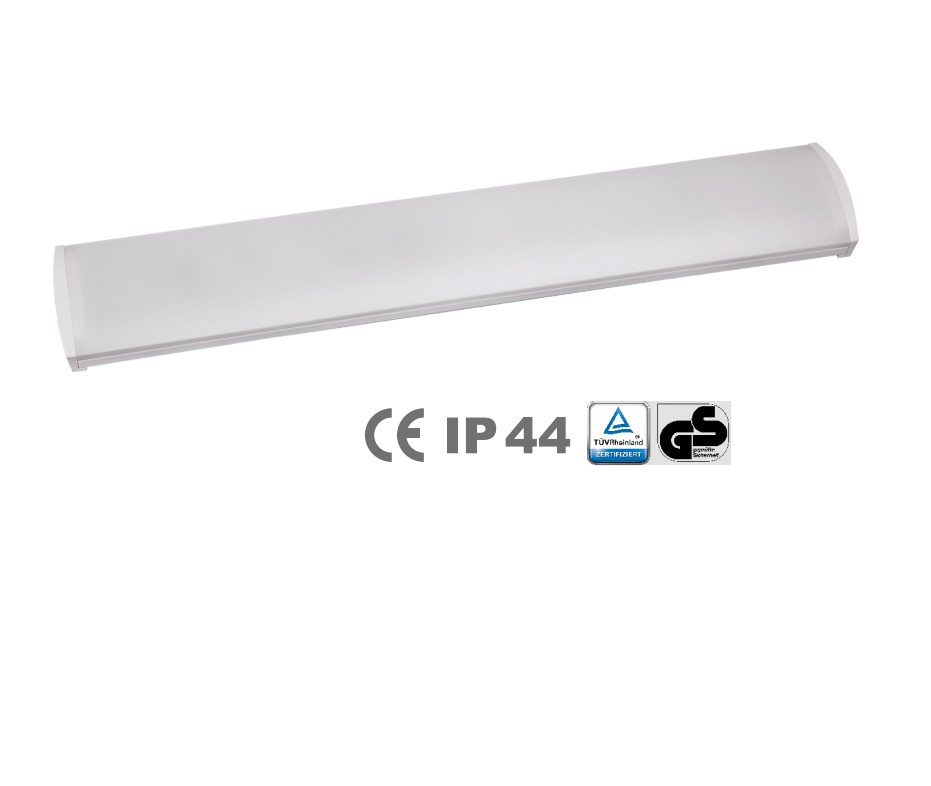 TL6016 IP44 LED Ceiling Light Batten Light 24W 35W 48W Dustproof Surface Mounted Light for Office Factory Shop and Warehouse