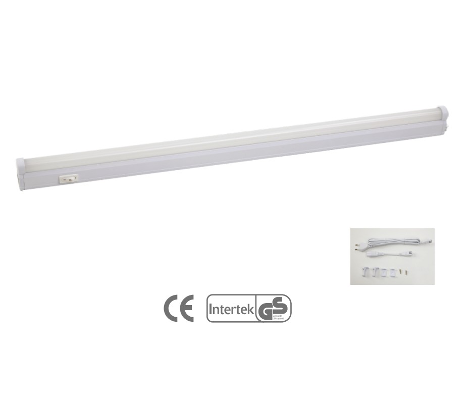 TL4003-1 LED T5 Batten Light Linkable Integrated Linear Tube Light 5W–25W ON/OFF Switch for Commercial Lighting