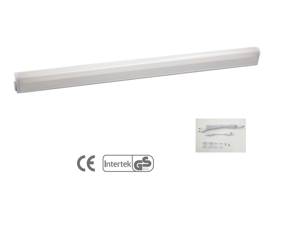 TL4004-1 LED T5 Batten Light PC Linkable Linear Tube Light 4W–22W ON/OFF Switch for Commercial Lighting