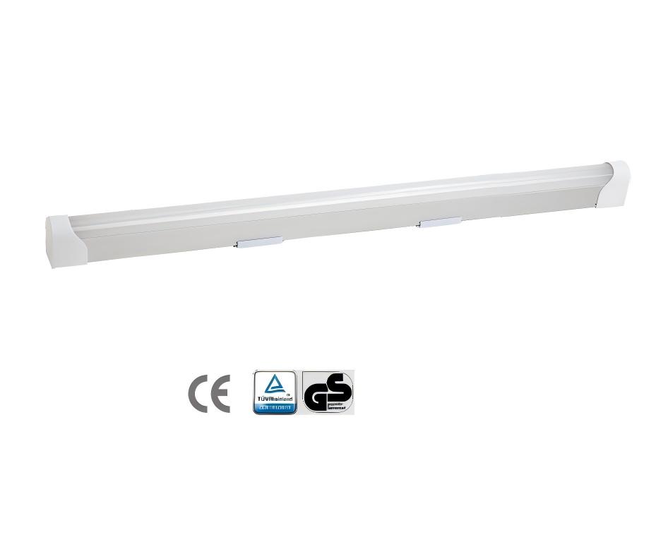 TL4009-1 T5 LED Batten Light 10W 15W 20W 24W Aluminum LED Ceiling Light Fixture for Office Warehouse Factory and Commercial Lighting