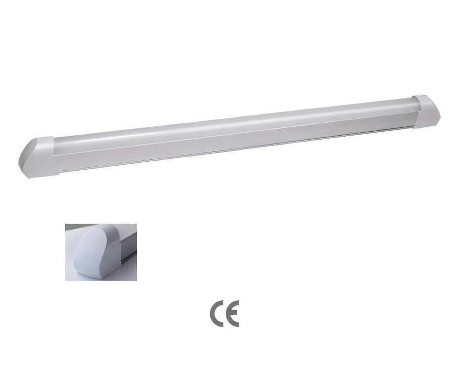 TL4009-4 Touch Switch T5 LED Batten Light 7W 10W 15W 20W 24W Aluminum LED Ceiling and Wall Light Fixture for Office Warehouse Factory Lighting