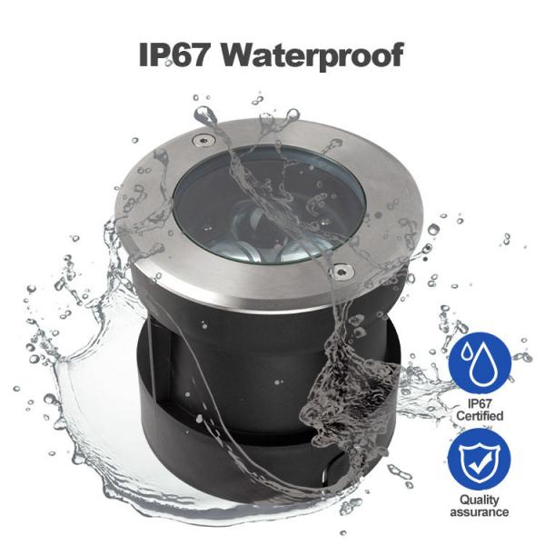 ST-OG65-4R Round LED Underground Light IP67 Multi-LED Recessed In-Ground Spotlight 6W-81W for Landscape & Architectural Lighting